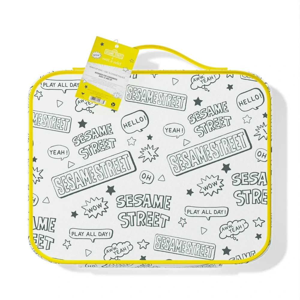 Wet N Wild Sesame Street Makeup Bag, Makeup Sponge & Case Set LIMITED EDITION‎